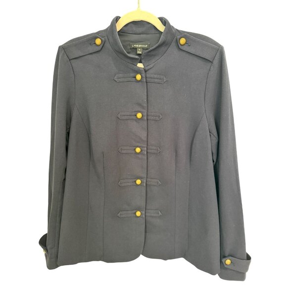 Lane Bryant Military Style Cotton blend Jacket, size 16 - Picture 2 of 13